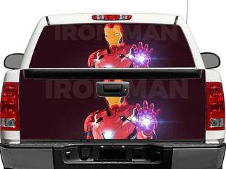 Ironman Rear Window OR tailgate Decal Sticker Pick-up Truck SUV Car