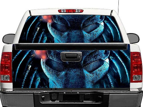 Predator Rear Window Tailgate Vinyl Decal Sticker for Trucks