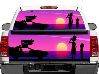 Rick and Morty 2 Rear Window OR tailgate Decal Sticker Pick-up Truck SUV Car