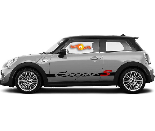 Cooper S Stripes Side Vinyl Decal Sticker for MINI Cooper 2002-2016