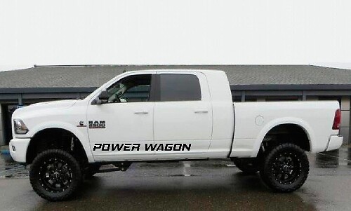 Rocker 42 Inch Sticker Decal Set (2pc) Fits Dodge Ram Power Wagon