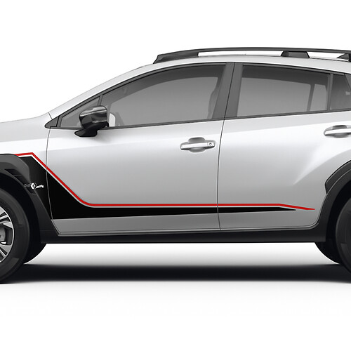 Side Doors Stripes for Suba Crosstrek Vinyl Decals Stickers Graphics