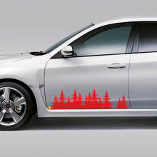 Forest Side Door Vinyl Decal Set for Suba WRX STI and Forester_3