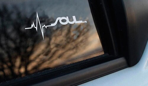 Soul is in my Blood window sticker decals graphic