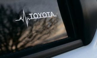 Toyota is in my Blood window sticker decals graphic