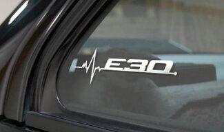 BMW E30 is in my Blood window sticker decals graphic
