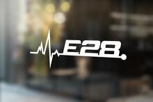 BMW E28 is in my Blood window sticker decals graphic 2