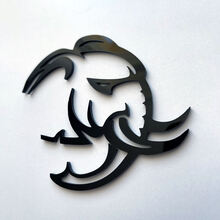 HellElephant Demon 3D Badge Black Fender Badges Emblem 2