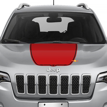 Trailhawk Style Hood Vinyl Decal Sticker Graphic for Jeep Cherokee 2