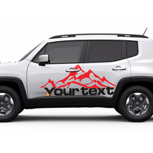 Mountain Style Door Side Graphic Vinyl Sticker Decal for Jeep Renegade 3