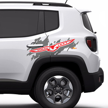 Trailhawk Side Splash Logo Vinyl Sticker Decal for Jeep Renegade Cherokee 2