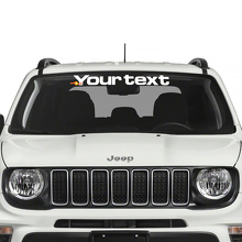 Windshield Banner Graphic Side Splash Scratched Graphic Vinyl Sticker Decal for Jeep Renegade 5