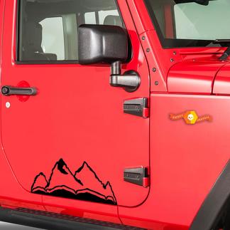 Large Mountain Graphic Decals Stickers