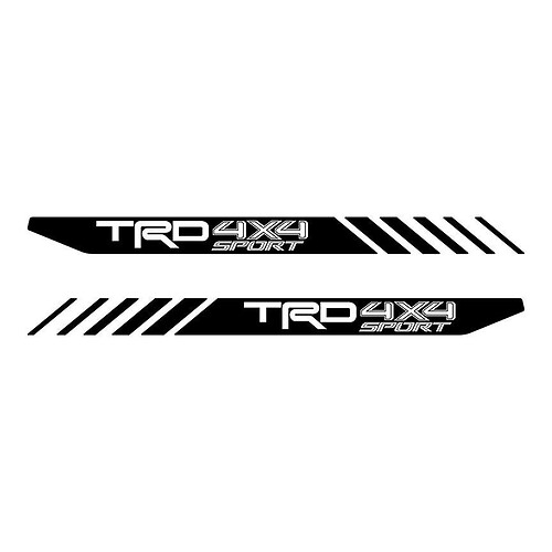 Tundra Sport Toyota TRD Truck 4x4 Decals Vinyl PreCut Stickers Bedside Set-2P