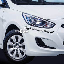 Lettering Decal Sticker Emblem Logo Vinyl Accent For Hyundai 2