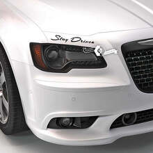 Stay Driven Hood Lettering Vinyl Decal for BMW_3
