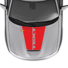 Hood Insert Blackout Vinyl Decal Sticker for Dodge Charger 2