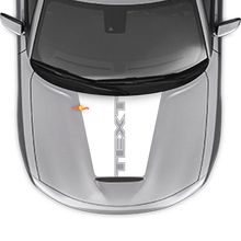 Hood Insert Blackout Vinyl Decal Sticker for Dodge Charger 3