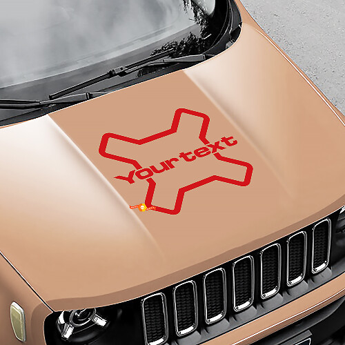Logo Vinyl Graphic Decal Sticker Hood Side Camo for Jeep Renegade
