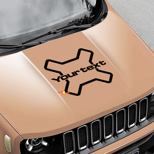 Logo Vinyl Graphic Decal Sticker Hood Side Camo for Jeep Renegade 3