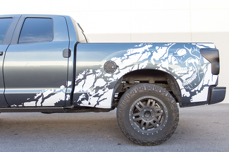 Toyota Tundra TRD 4X4 Fender Graphic Vinyl Sticker Decal Full Bed Part 2007-2013