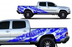 Branded Torn Style Side Vinyl Decal Sticker for Toyota Tacoma 2005-2018_2