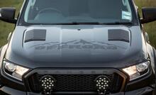 4 Mountain Off-Road Hood Decal Sticker Graphic kit For Ford Ranger 3