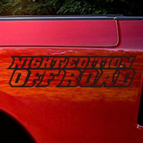 Night Edition Off Road Side Vinyl Decal Kit for Dodge Ram Truck 