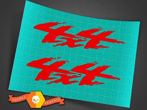 4x4 Off Road Distressed Style Universal Vinyl Decal Sticker