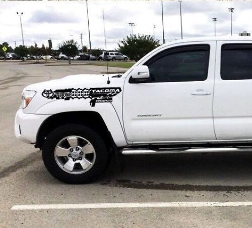 TRD Tacoma Mud Splash Front Fender Vinyl Decal Sticker for Toyota Tacoma 2004-2018