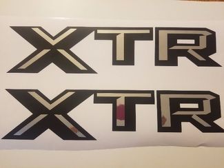 XTR decal stickers any color and chrome truck silverado F150 (SET)