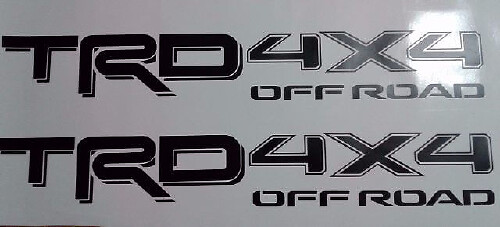 TRD 4x4 Off Road Style Universal Vinyl Decal Sticker for Toyota Tacoma