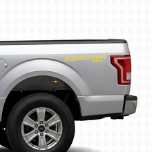 CUSTOM 4x4 Outlined Lettering Bedside Vinyl Decal Sticker for Ford F-150 2015-2016_5