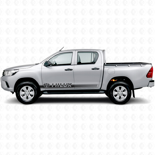 Branded Accent Stripes Side Vinyl Decal Sticker for Toyota Hilux