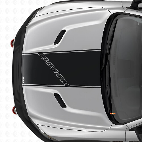 Custom Outline Lettering Hood Vinyl Decal for Dodge Ram Rebel 