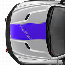 Custom Outline Lettering Hood Vinyl Decal for Dodge Ram Rebel _2