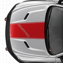 Custom Outline Lettering Hood Vinyl Decal for Dodge Ram Rebel _4
