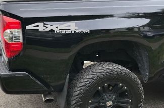 TRD Decals Vinyl Stickers 4x4 off road Graphics Toyota Tundra Tacoma Truck color
