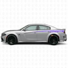 Custom Side Stripe Vinyl Decal for Dodge Charger Electric_2