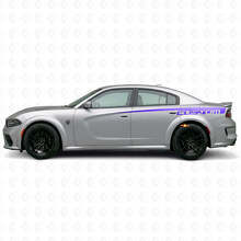 Custom Side Stripe Vinyl Decal for Dodge Charger Electric_2