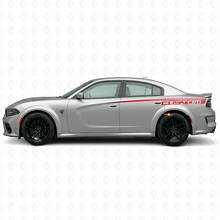 Custom Side Stripe Vinyl Decal for Dodge Charger Electric_3