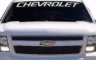 Chevrolet Silverado 1500 Truck White Windshield Sticker Logo Vinyl Decal Graphic