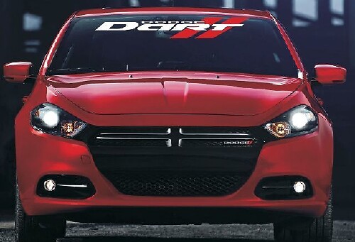 Windshield Vinyl Decal Sticker for Dodge Dart