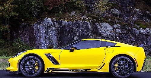 Side door Decal Graphic Sticker Kit Chevy Corvette Z06 C6 C7 2005-2018