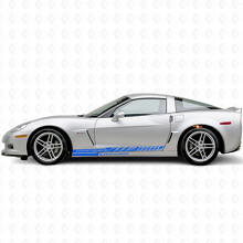 Racing Style Stripes Side Vinyl Decal Sticker for Chevrolet Corvette C6 2005-2013_2