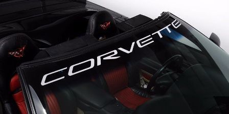 Corvette Windshield Banner Vinyl Decal for Chevy Corvette
