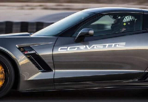 Corvette Side Lettering Vinyl Decal for Chevrolet Corvette