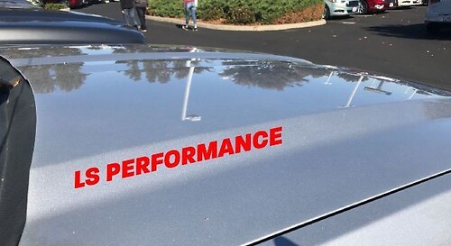LS Performance Hood Vinyl Decal Sticker for Pontiac GTO
