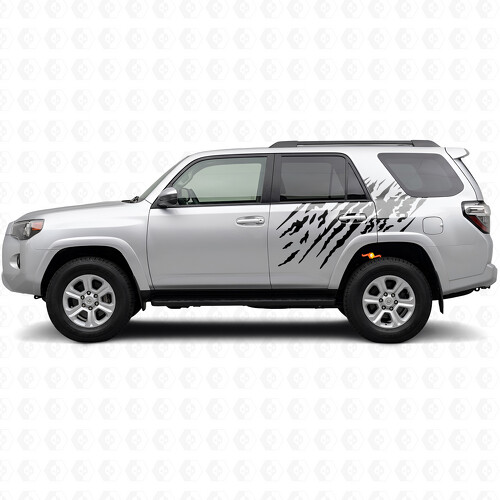 Torn Style Side Vinyl Decal Sticker for Toyota 4Runner 2010-2017