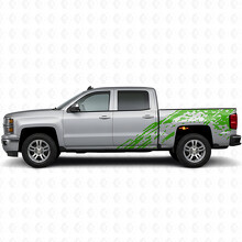 Mud Splash Bedside Vinyl Decal Sticker for Chevrolet Silverado 2014-2017_4